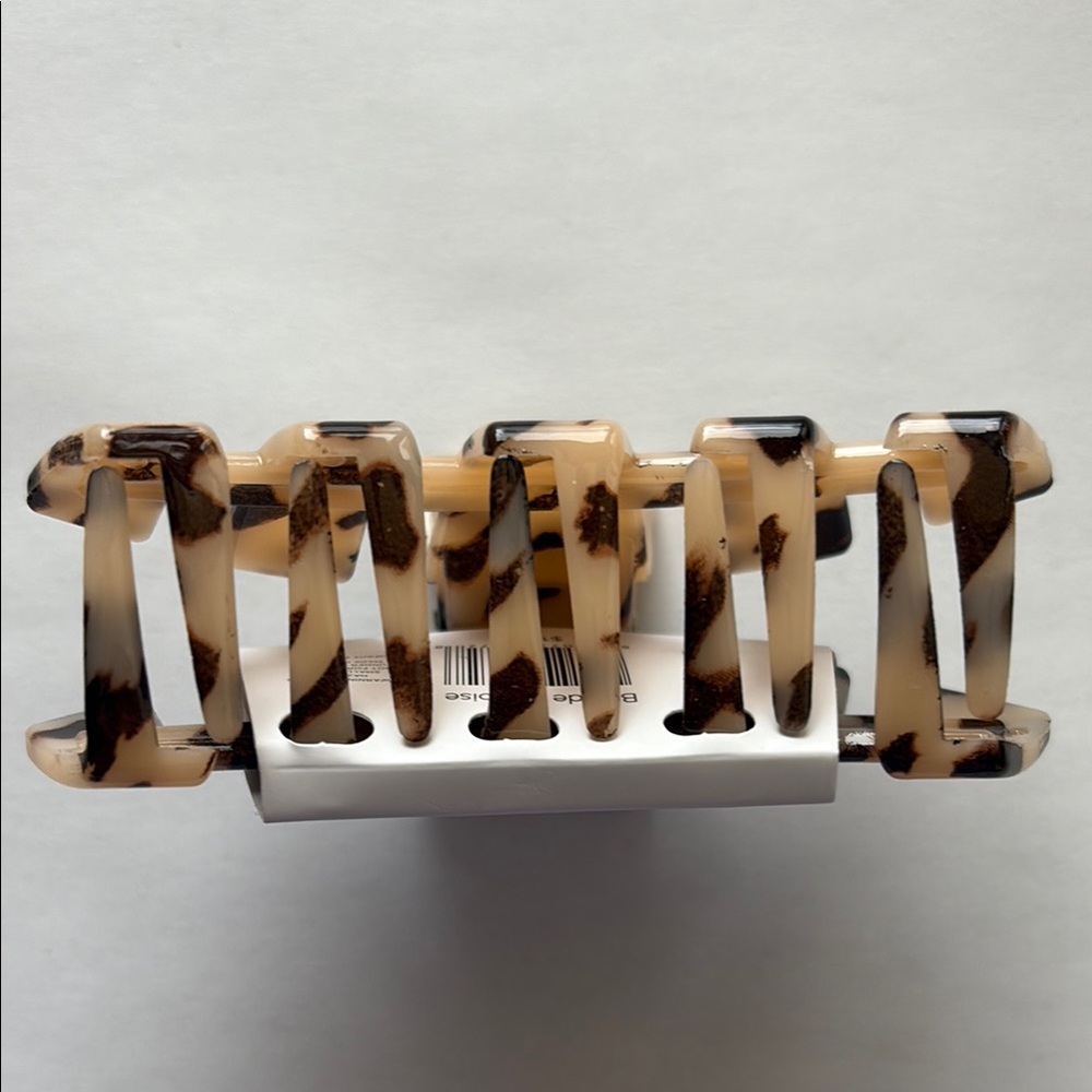 Teleties Leopard Print Hair Clip - Picture 4 of 4